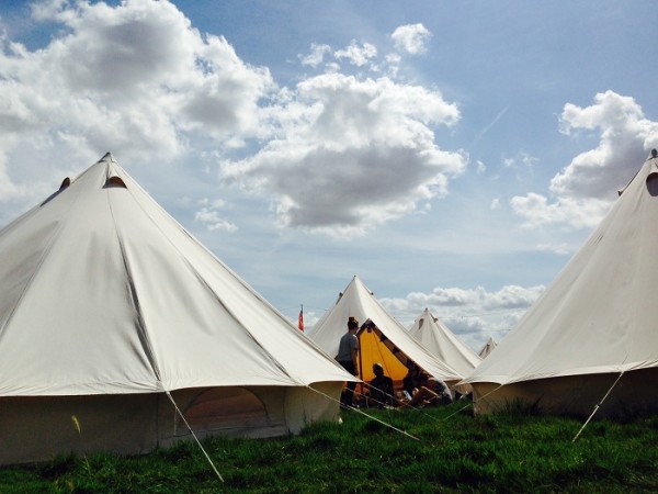 Standon Calling - Yurts